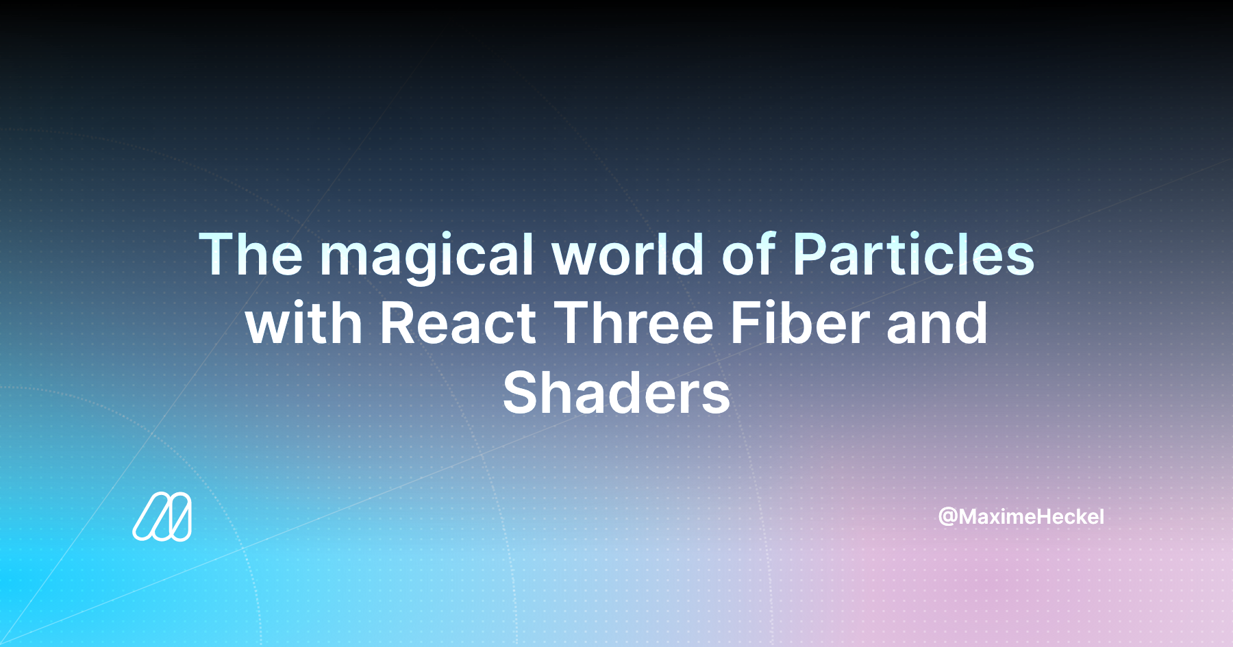 The magical world of Particles with React Three Fiber and Shaders - Maxime Heckel's Blog
